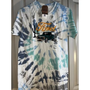 Ford Official Green Truck Tee Luv Tie Dye T- Shirt, Size Adult Small - Picture 1 of 10