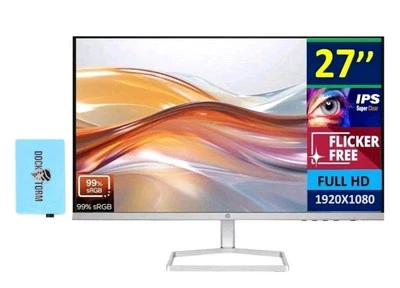 HP Series 5 527sw 27" 16:9 FHD IPS Anti-glare Monitor 100Hz, White - Image 1 of 4