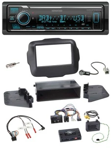 Kenwood Bluetooth Lenkrad DAB USB Autoradio für Jeep Renegade ab 2015 - Bild 1 von 10