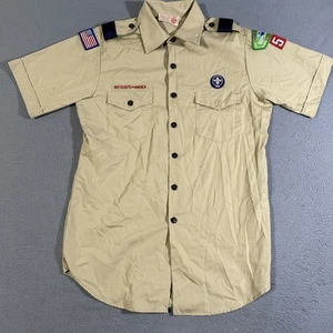 Boy Scouts of America BSA Men's Adult Shirt Medium Sewn Patches South Carolina - Bild 1 von 6