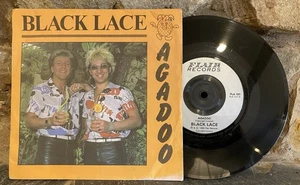 Black Lace - Agadoo / Fiddling - 7" Vinyl Single 1984 Flair Records FLA 107 - Imagen 1 de 4