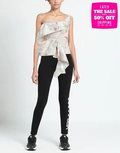 RRP €370 SPORTMAX Top IT40 US6 UK8 S Floral Ruffle Sleeveless Square Neck - Picture 1 of 6