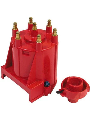 MSD Distributor Cap & Rotor Kit Screw-Down Chevy Pontiac V6 Kit (MSD-8430 (8430) - Image 1 of 4