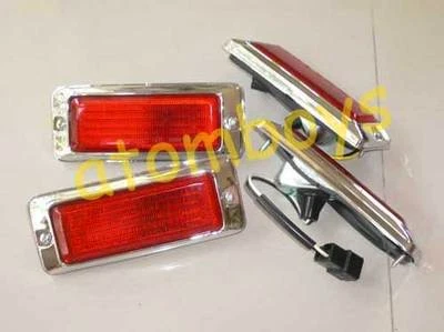 x4 PARA MAZDA ROTATIVO RX3 808 RX4 929 12A INTERMITENTE LUCES MARCADORAS LATERALES ROJO Foto 1 de 2