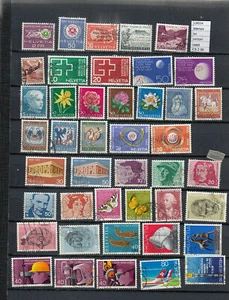 LOT STAMPS SWITZERLAND USED (L38534) - Picture 1 of 1