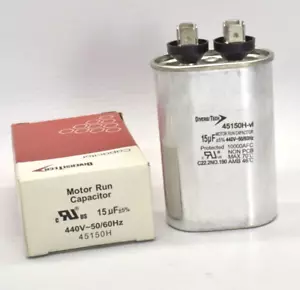 DiversiTech Motor Run Capacitor 45150H-vi, 15uF +5% 440V~50/60Hz - Picture 1 of 3
