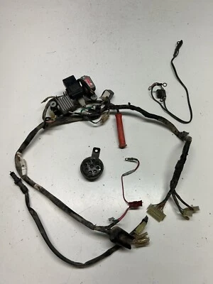 84 Honda XL250R XL 250 R 1984 OEM FUNCIONAMIENTO arnés de cableado telar bobina ECU MONTAJE CDI Foto 1 de 4