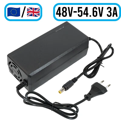 48V 3A (54.6V) 13s 5.5X2.1mm Lithium Battery Charger for E-Bike Electric Scooter - Image 1 of 4