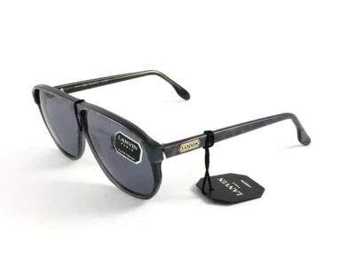 GAFAS DE SOL VINTAGE LANVIN "CHARLY" AVIADOR GRIS OVERSIZE 1980 FRANCIA Foto 1 de 4