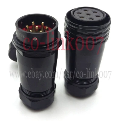 WEIPU SA28 7Pin Electrical Wire Cable Connector,Circular Waterproof Plug Socket - Image 1 of 4