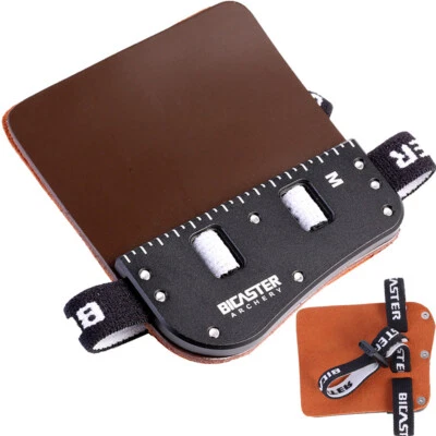 Barebow Finger Tab Guard Protector Gear Cow Leather Archery Bow Shooting RH LH - Image 1 of 4