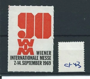 wbc. - CINDERELLA/POSTER - CF43 - EUROPE - WIENER INT. MESSE - 1969 - Picture 1 of 1