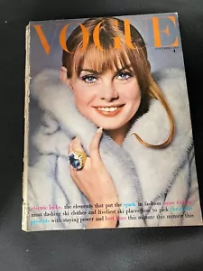 VOGUE Magzine 1965 November Jean Shrimpton pics FREE GIFT WRAP Fast Dispatch - Picture 1 of 12