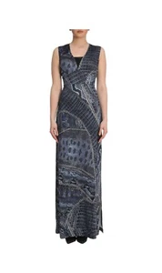 Just Cavalli Long Snake Pattern Dress, Size: IT42/ UK10 - Picture 1 of 4