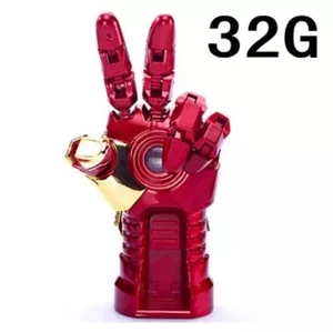 Iron Man Hand USB Flash Drives Cute Gift box32G memory stick Movie Hero Fastpost - Picture 1 of 9