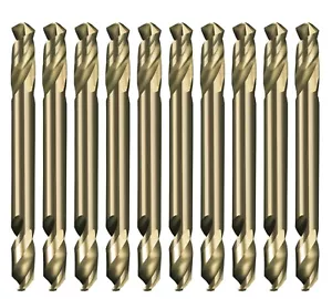 Cobalt Drill Bit Double End 5/32" HSS M35 Stubby Drill Steel Metal Iron-10Pcs - Picture 1 of 7