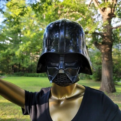 DARTH VADER mask 2011 Rubies Costume Disney Star Wars cosplay dress up  - Image 1 of 4