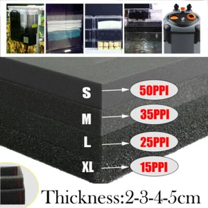 Filtration Biochemical Aquarium Fish Tank Pond Foam Bio Sponge Cotton Filter - Picture 1 of 16