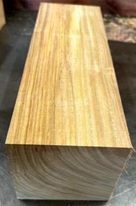 ONE STUNNING KILN DRIED CANARYWOOD TURNING BLANK LATHE WOOD LUMBER 4" X 4" X 12" - Picture 1 of 1