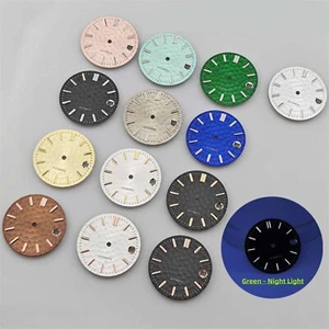 Watch Dial Green Luminous Case Modification Mechanical for NH35/NH36 Movement - Picture 1 of 22