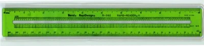Plantilla Berol Rapidesign - Regla Rapid-Reader II - R-562 Foto 1 de 2