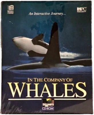 Vtg. 1993 In The Company Of Whales Discovery CD-ROM Microsoft Windows Compatible - Image 1 of 4