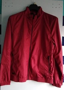 MANGO MENS ZIP UP JACKET Red Size Large in Excellent Condition - Picture 1 of 3
