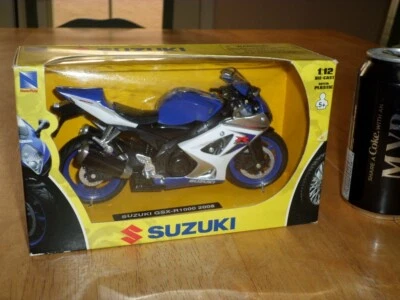 [NEWRAY BRAND] SUZUKI GSX-R1000 2008, Motorcycle Diecast Model Toy, SCALE: 1/12 - Image 1 of 4