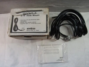 NOWY Mount-5 Hustler 50ohm Uchwyt antenowy 3/4" Uchwyt otworowy z 17' koncentryczną RG-58/U - Zdjęcie 1 z 3