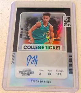 Boleto universitario autógrafo de novato Dyson Daniels Optic Draft Pick 2022 Contenders - Imagen 1 de 2