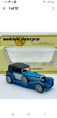 Matchbox Yesteryear #Y16 1928 Mercedes SS, made in England late 1970s - Image 1 of 4