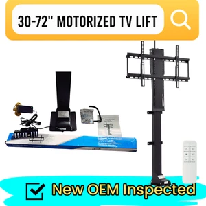 New CO-Z Motorized TV Lift for 32"-70", Wall/Cabinet Mount, Remote, Memory - Picture 1 of 15