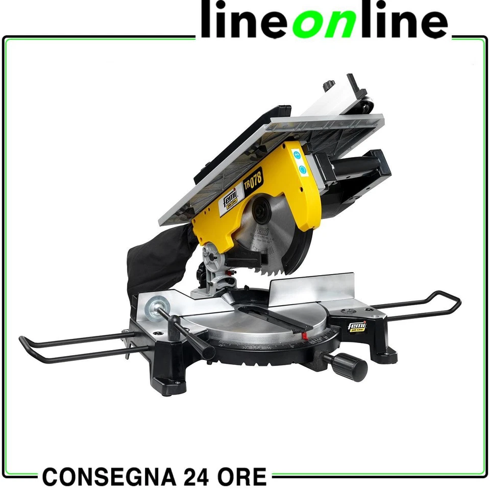 Troncatrice legno Femi TR 078 con piano superiore radiale per legno Job Line - Image 1 of 1