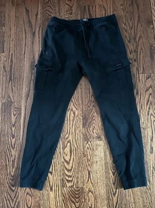 Hollister Herren Cargo Jogginghose schwarz Größe M - Bild 1 von 5