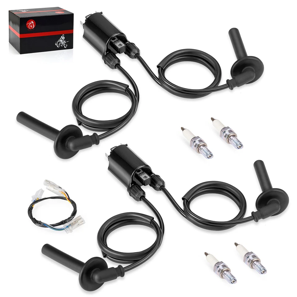 1991-2003 for Honda ST1100 Ignition Coil 2PCS w/ Spark Plug Ignition Sub Harness - Imagem 1 de 4