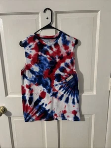 Patriotisches Muskelshirt für Jungen Größe 14-16 Large neu mit Etikett - Bild 1 von 6