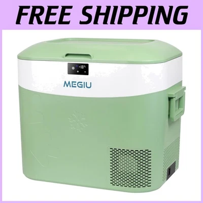 Nevera y Congelador Portátil Coche 12V 23 Cuartos -18°C~+15°C Verde Foto 1 de 4