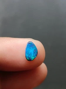 Australian Lighting ridge Opal 0.75 Carat Size 9-5-2 MM Handmade Item - Picture 1 of 4