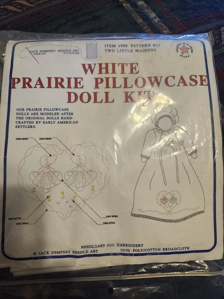 Kit de muñeca funda de almohada estampada Jack Dempsey #1900 patrón #15 Foto 1 de 1