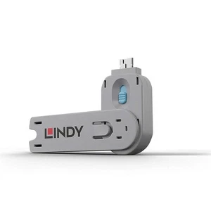 LINDY 40622 USB Type A Port Blocker Key, Blue - Photo 1/6
