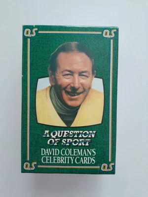 Vintage  1986 (A QUESTION OF SPORT) RARE CARDS - MIKE TYSON Maradona ECT VGC - Image 1 of 3