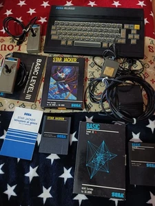 SC 3000 pc SEGA PAL nero black con 2 stick + basic level 3 e star jacker - Foto 1 di 6