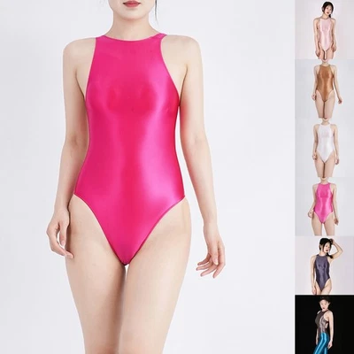 For Club For Daily Wear Japanischer Satin Badeanzug Satin Bademode Urlaub - Bild 1 von 4