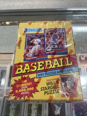 Caja de béisbol Donruss 1991 serie 1 - 36 tarjetas Foto 1 de 4