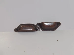 12 Antrader 97mm Length Copper Tone Drawer Pulls With Hardware X001JLE123 NEW - Picture 1 of 5