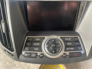 2011 INFINITY Q60 FACTORY RADIO SAT NAV HEAD UNIT SCREEN & CONTROLS - Picture 1 of 6