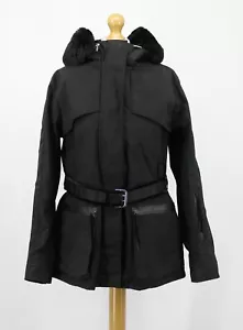 TROY LONDON ELEMENTS DAMEN KUNSTFELL PARKA JACKE UK L SCHWARZ UVP 680€ EG - Bild 1 von 12