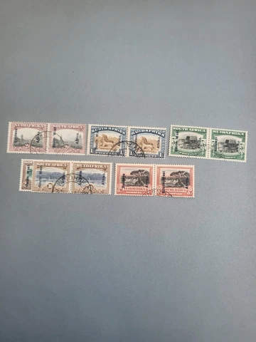 Stamps South West Africa Scott #88-93 used Cover