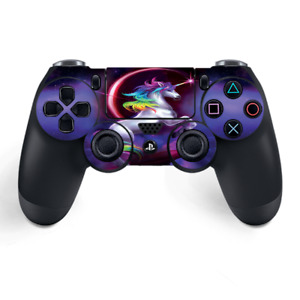 Skins Decal Wrap for PS4 / PS4 Pro Controller - Unicorn Rainbows Space