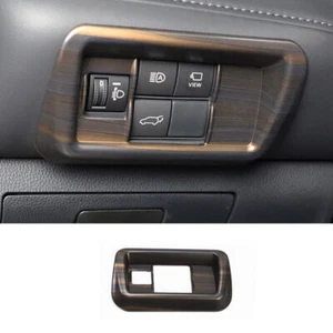 Peach Wood Grain Function Control Button Frame Trim For Toyota Highlander 21-22 - Bild 1 von 7